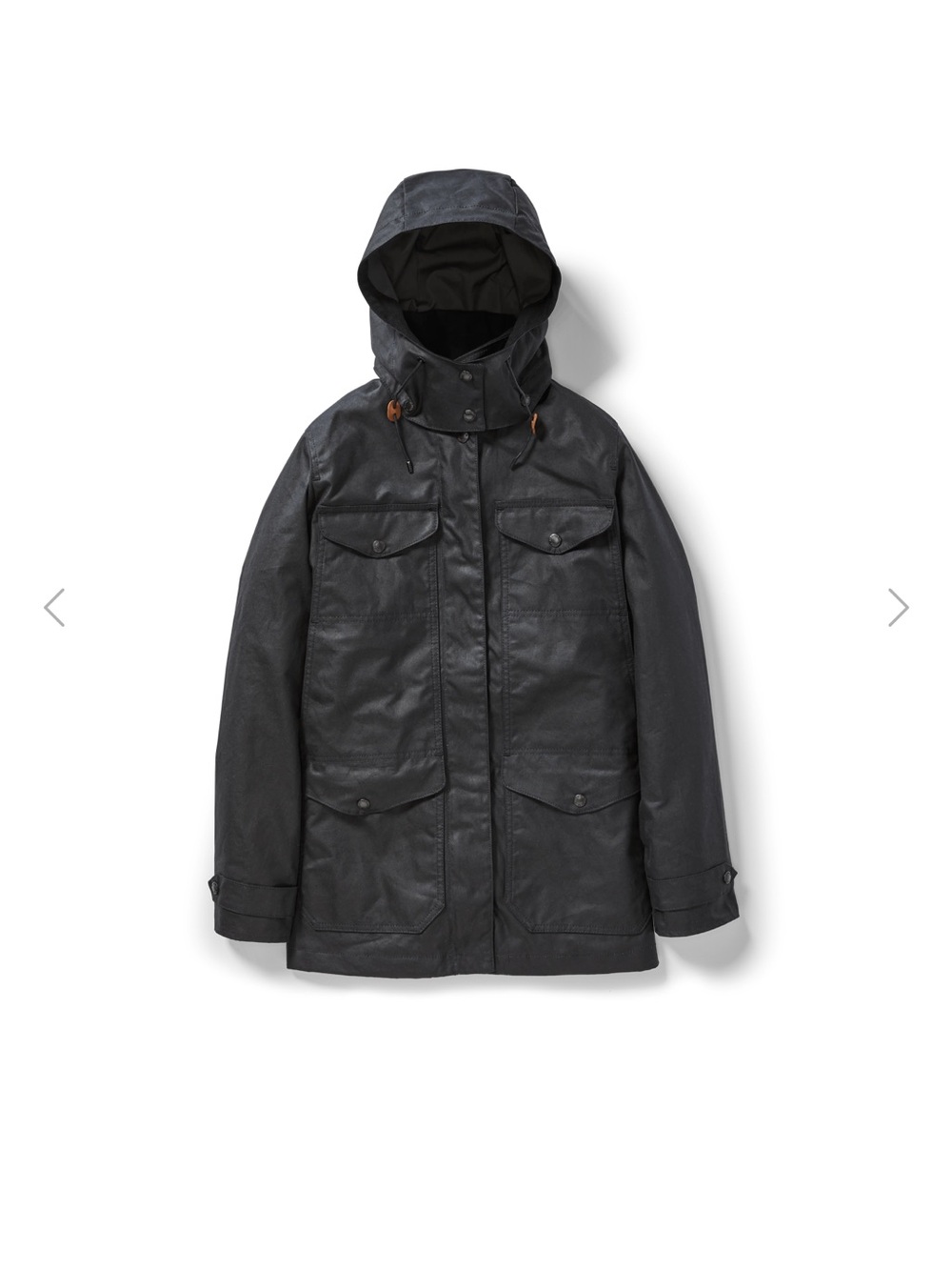 Filson Black Hooded Utility Jacket - Picture 7 of 7